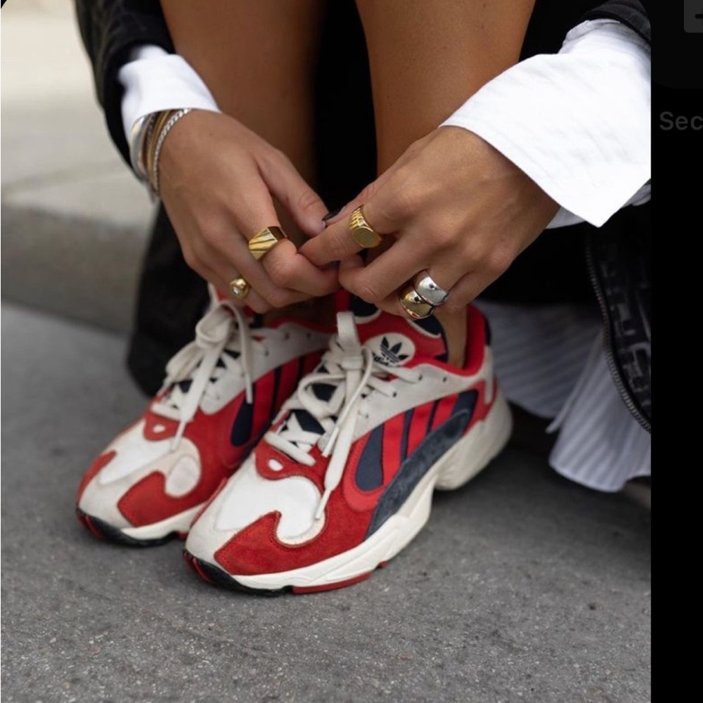 Adidas White Red Collegiate Navy Sneakers